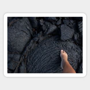 Lava rock from Hawaii Magnet